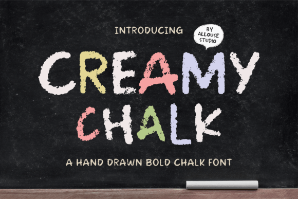 Creamy Chalk Font – Fresh Typography for Creative Projects