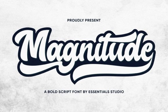 Magnitude — The Bold Script Font That Commands Attention