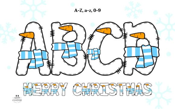 Snowman Army Font – Festive Typography for Every Project